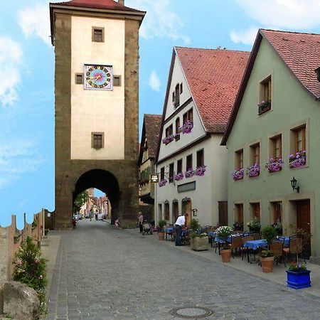 Hotel Restaurant Cafe Uhl Rothenburg ob der Tauber Exterior foto